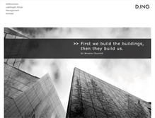 Tablet Screenshot of ding-gruppe.de